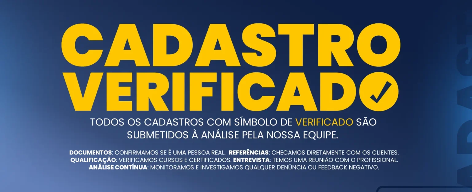 INICIAL 7 Cadastro Verificado, Símbolo de Verificado - Leme Work