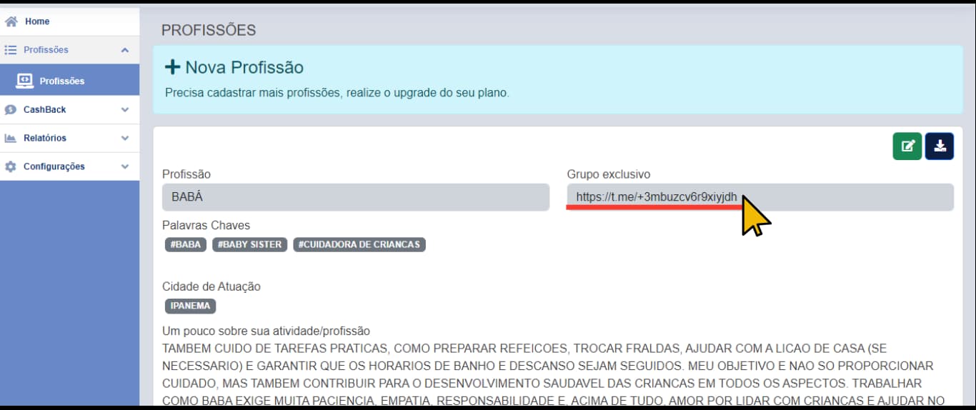 Tutorial grupos de Network - Leme Work