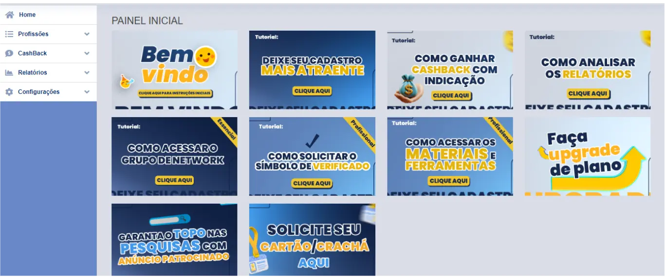 Tutorial grupos de Network - Leme Work