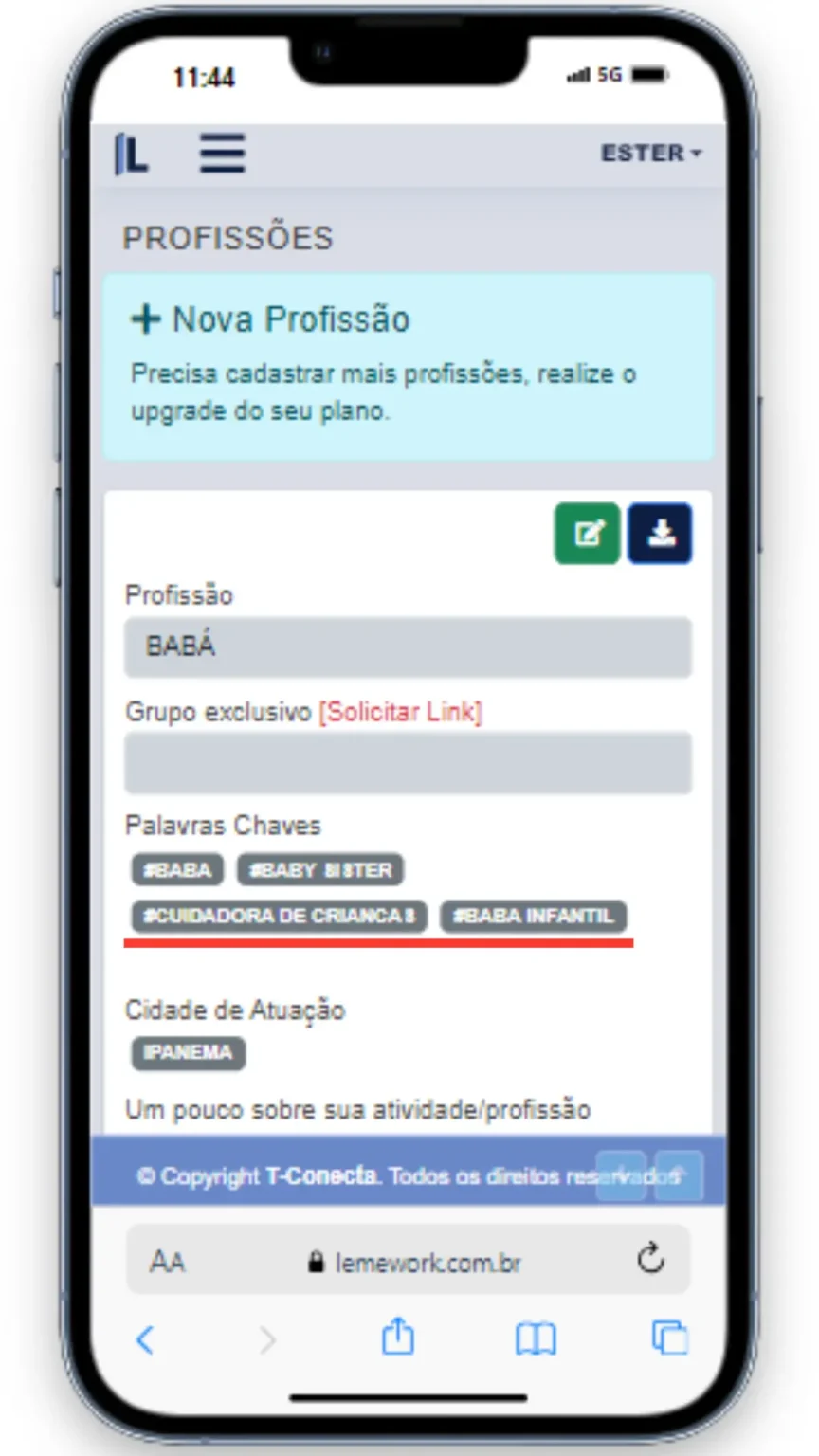 Como fazer Cadastro - Leme Work